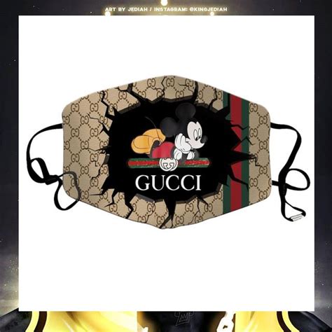 face mask gucci mickey mouse|mickey mouse gucci collection.